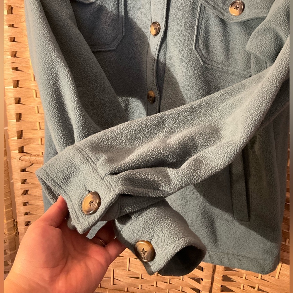 Union Bay Fleece Shacket - Picture 3 of 11